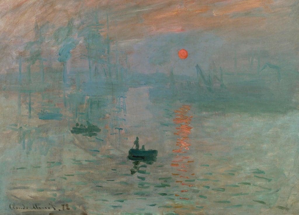 Impression, Sunrise - Claude Monet - Greetings Card by Claude Monet