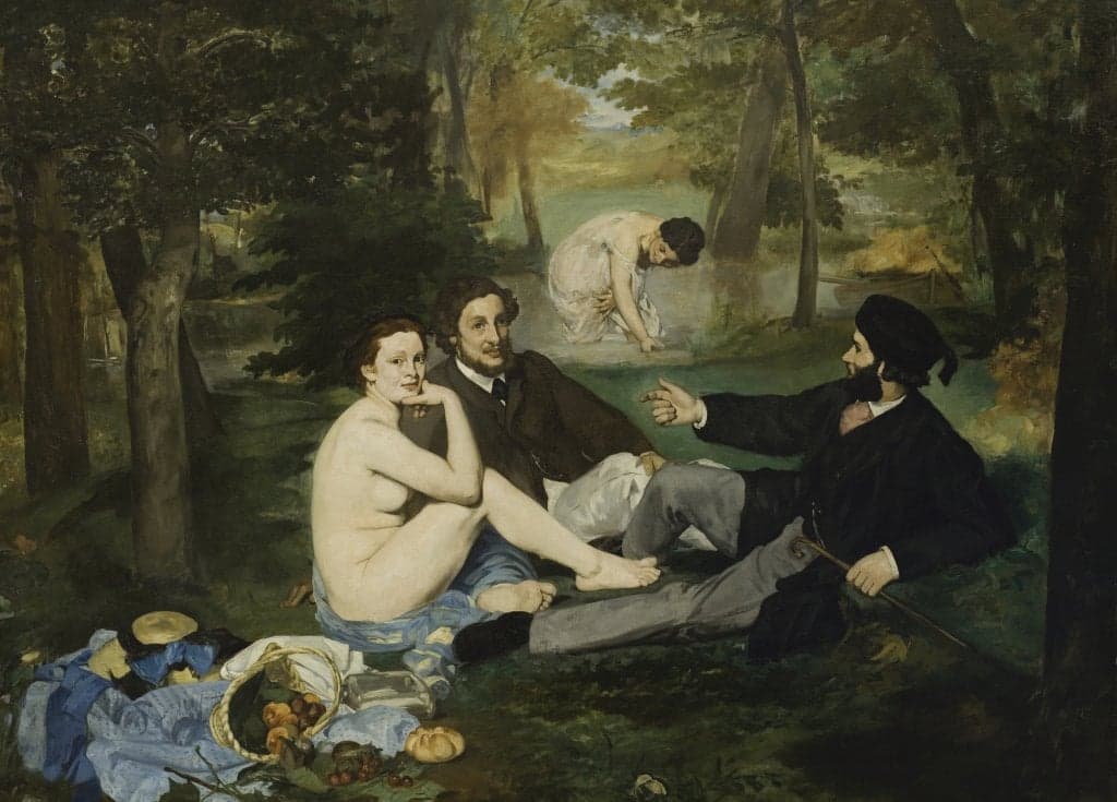 Luncheon on the Grass - Édouard Manet - Greetings Card by Édouard Manet