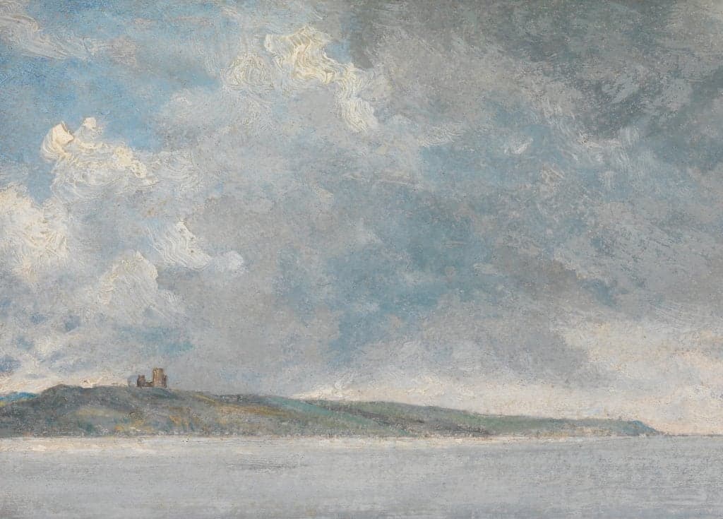 Coastal Scene With Cliffs - John Constable - Greetings Card by John Constable
