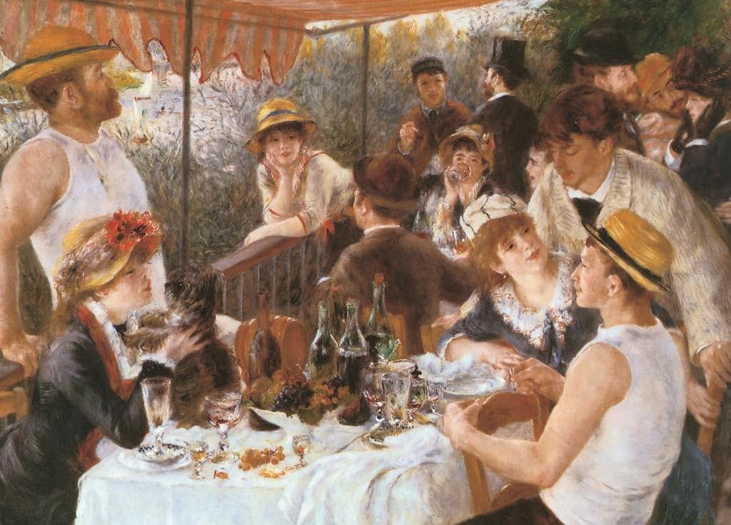 The Luncheon of the Boating Party - Pierre-Auguste Renoir - Greetings Card by Pierre-Auguste Renoir