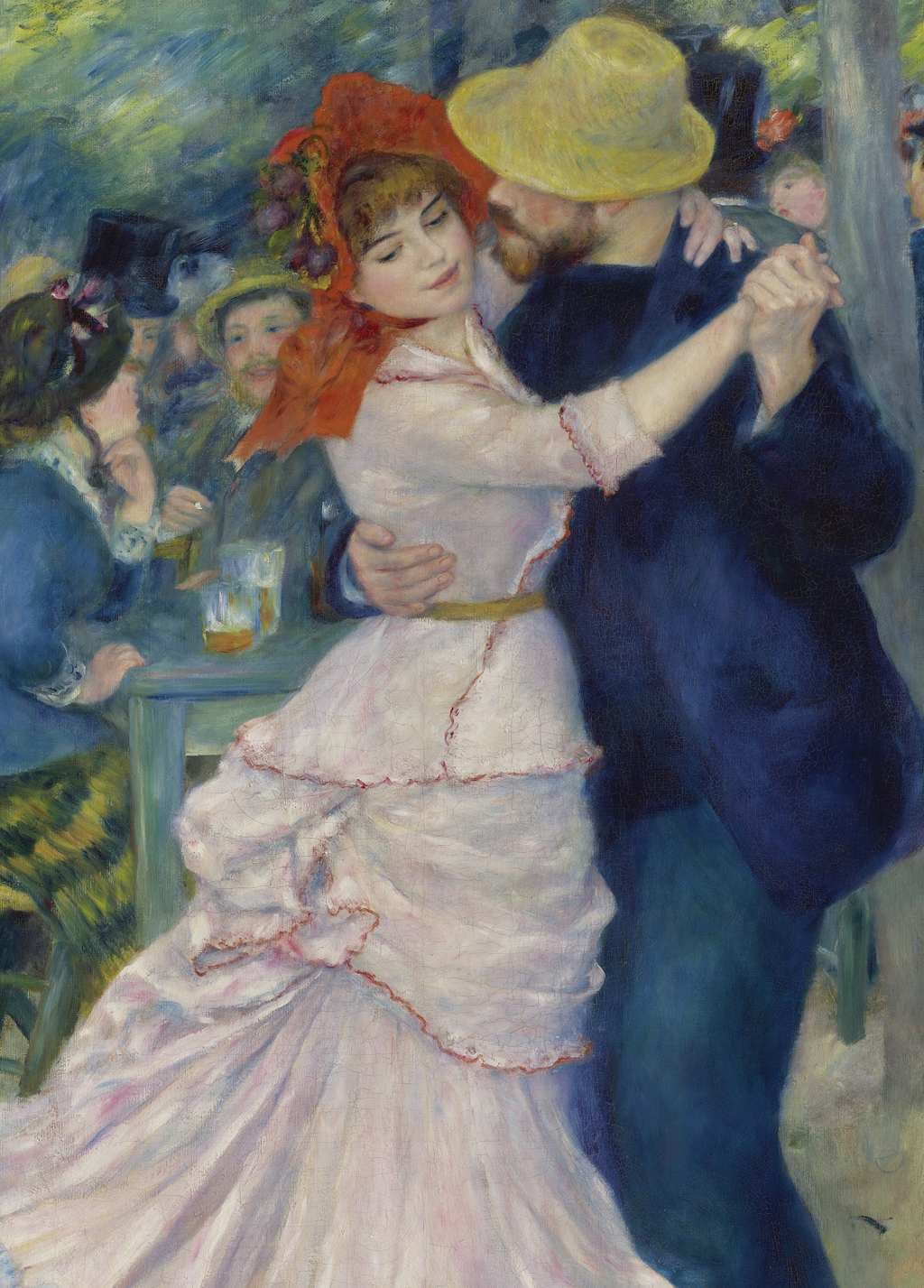 Dance at Bougival - Pierre-Auguste Renoir - Greetings Card by Pierre-Auguste Renoir