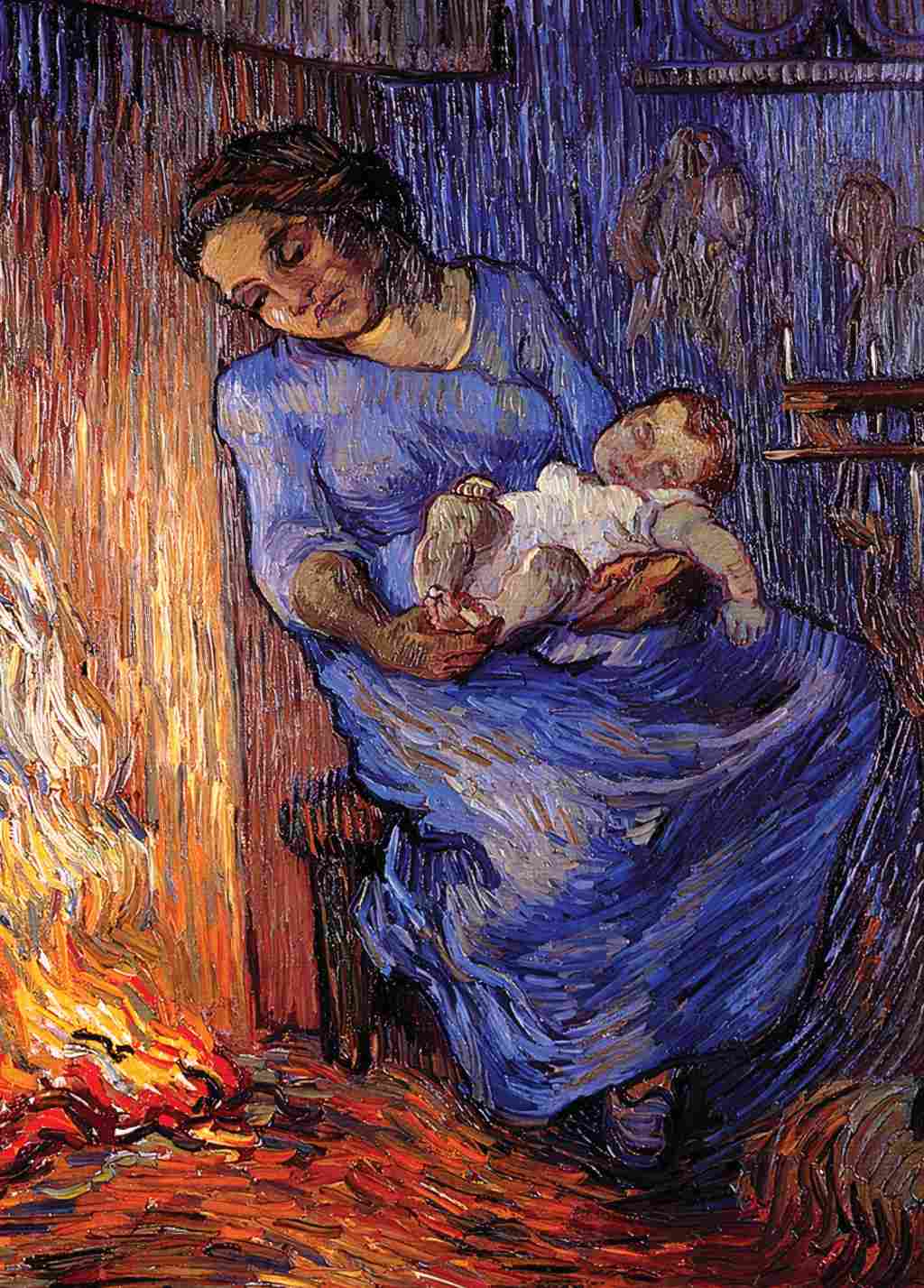 The Man is at Sea (after Demont-Breton) - Vincent Van Gogh - Greetings Card by Vincent Van Gogh