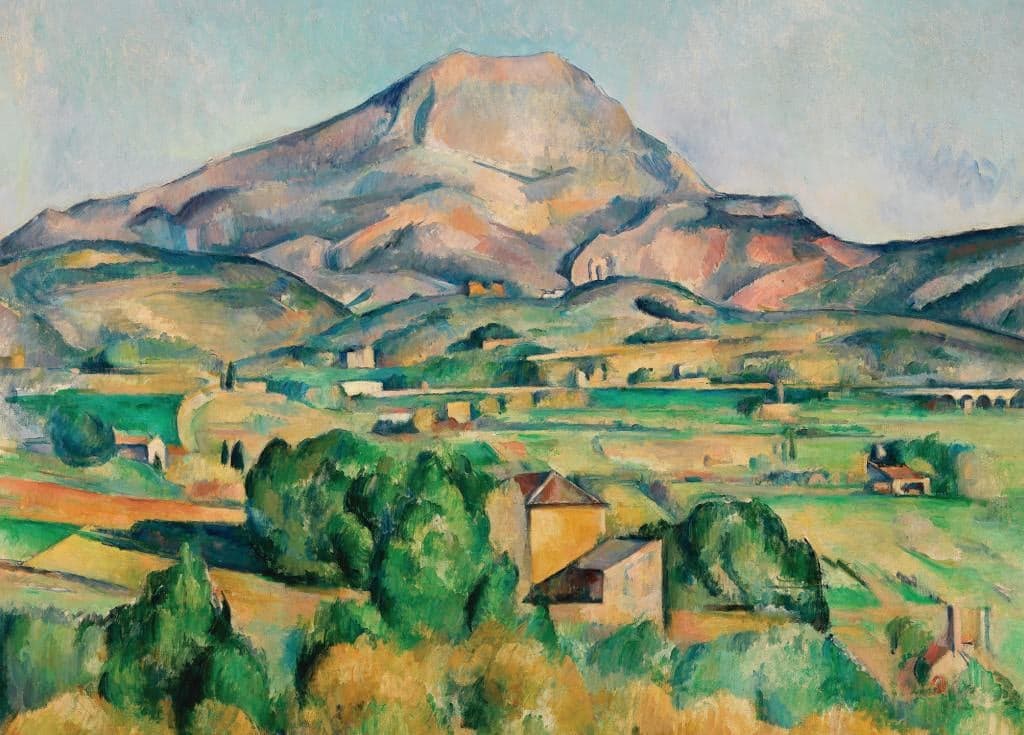 Mont Sainte-Victoire - Paul Cézanne - Greetings Card by Paul Cézanne