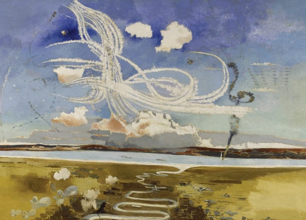 Battle Of Britain - Paul Nash - Greetings Card by Paul Nash