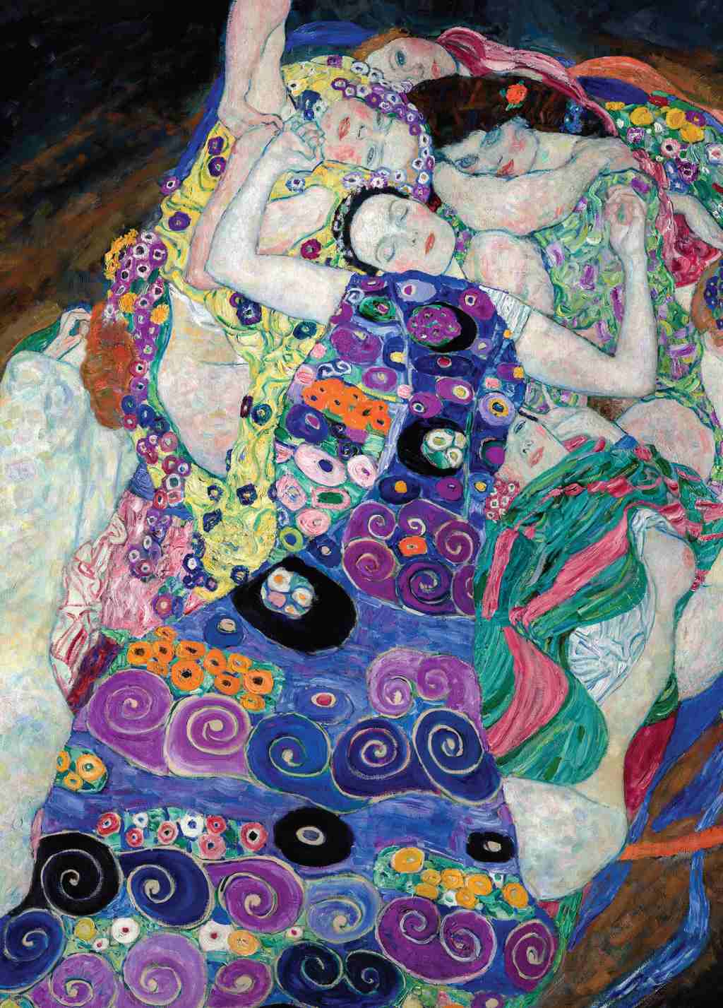 The Virgin - Gustav Klimt - Greetings Card by Gustav Klimt