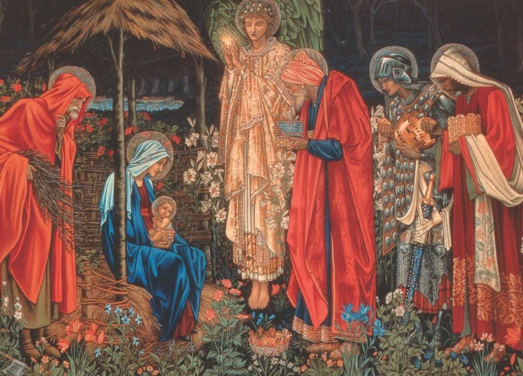 Adoration of the Magi - Edward Burne-Jones - Pack of 10 Christmas Cards by Edward Burne-Jones