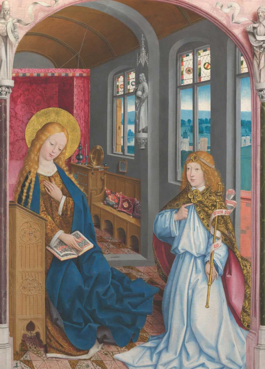 The Annunciation - Master of Liesborn - Pack of 10 Christmas Cards by Master of Liesborn