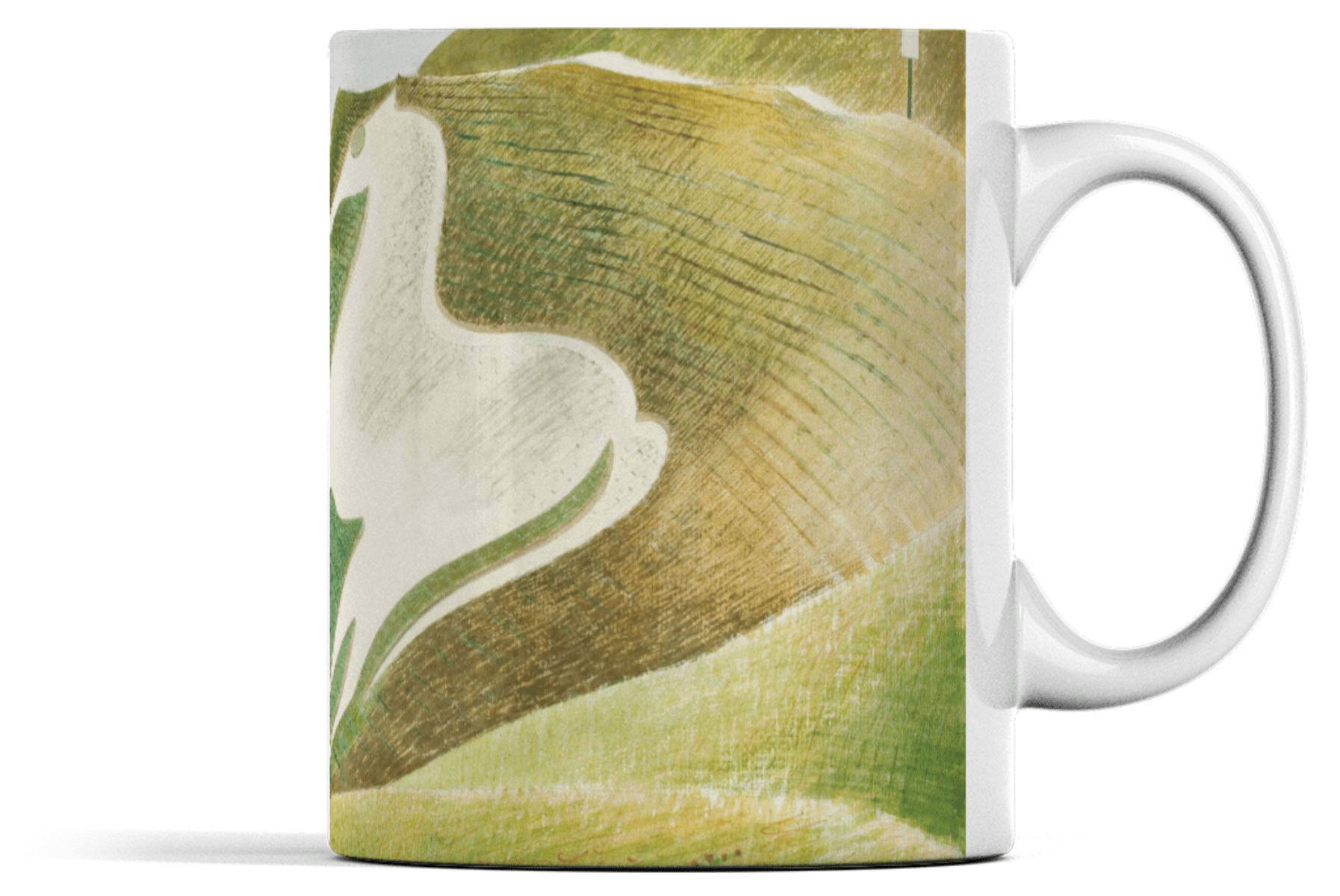 Westbury Horse - Eric Ravilious - Ceramic Mug by Eric Ravilious
