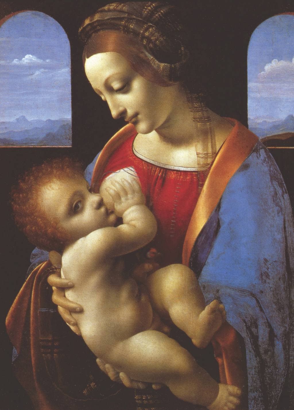Madonna Litta by Leonardo Da Vinci (attrib.)