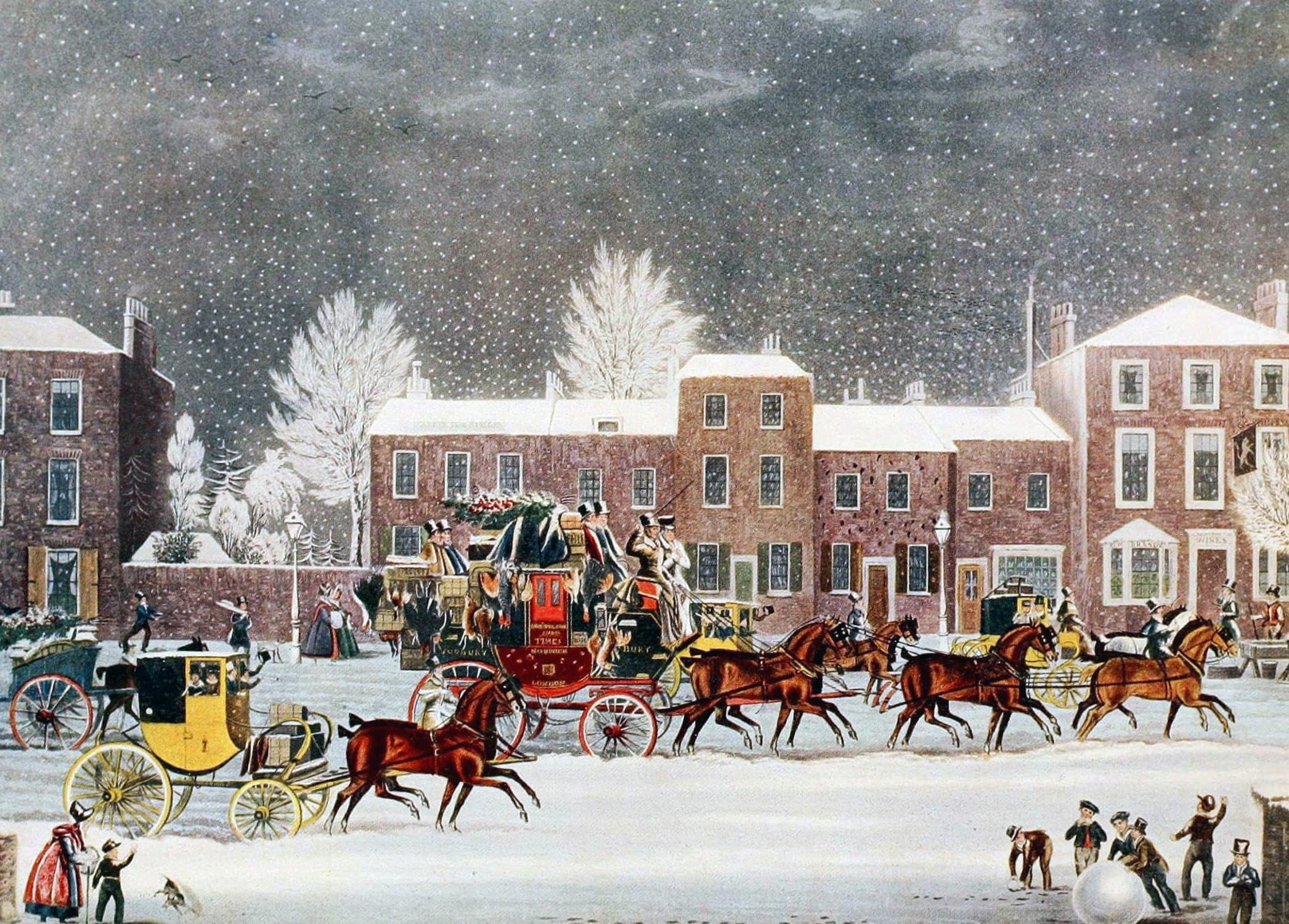 Approach To Christmas by James Pollard