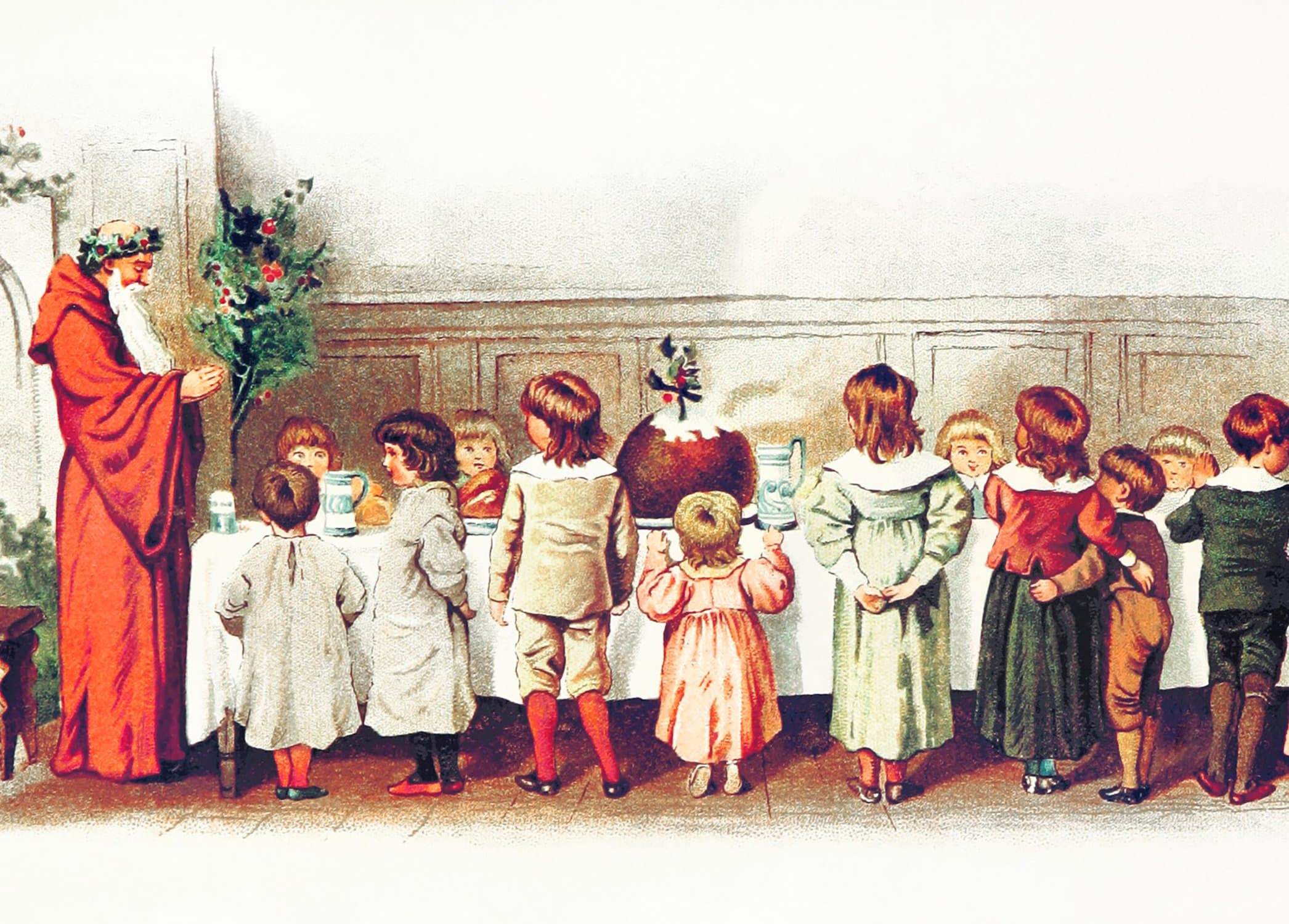 Untitled Illustration from 'The Coming of Father Christmas' by Eliza F. Manning